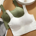 Seamless Shockproof Yoga Bra for Women Breathable Crop Top