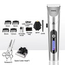 RIWA Men's Electric Hair Clipper LED Trimmer Powerful Washable