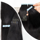 Yaki Straight Tape In Extensions Remy Human Hair 12-26 Inch