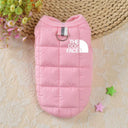 Winter Cotton Dog Vest Coat: Stylish Warmth for Small Medium Dogs  ourlum.com Pink XS CHINA