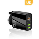 Ultimate Power Solution: Fast Charging Type C Adapter  ourlum.com UK black  