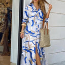 Boho Printed Maxi Dress for Stylish Women's Spring Fashion