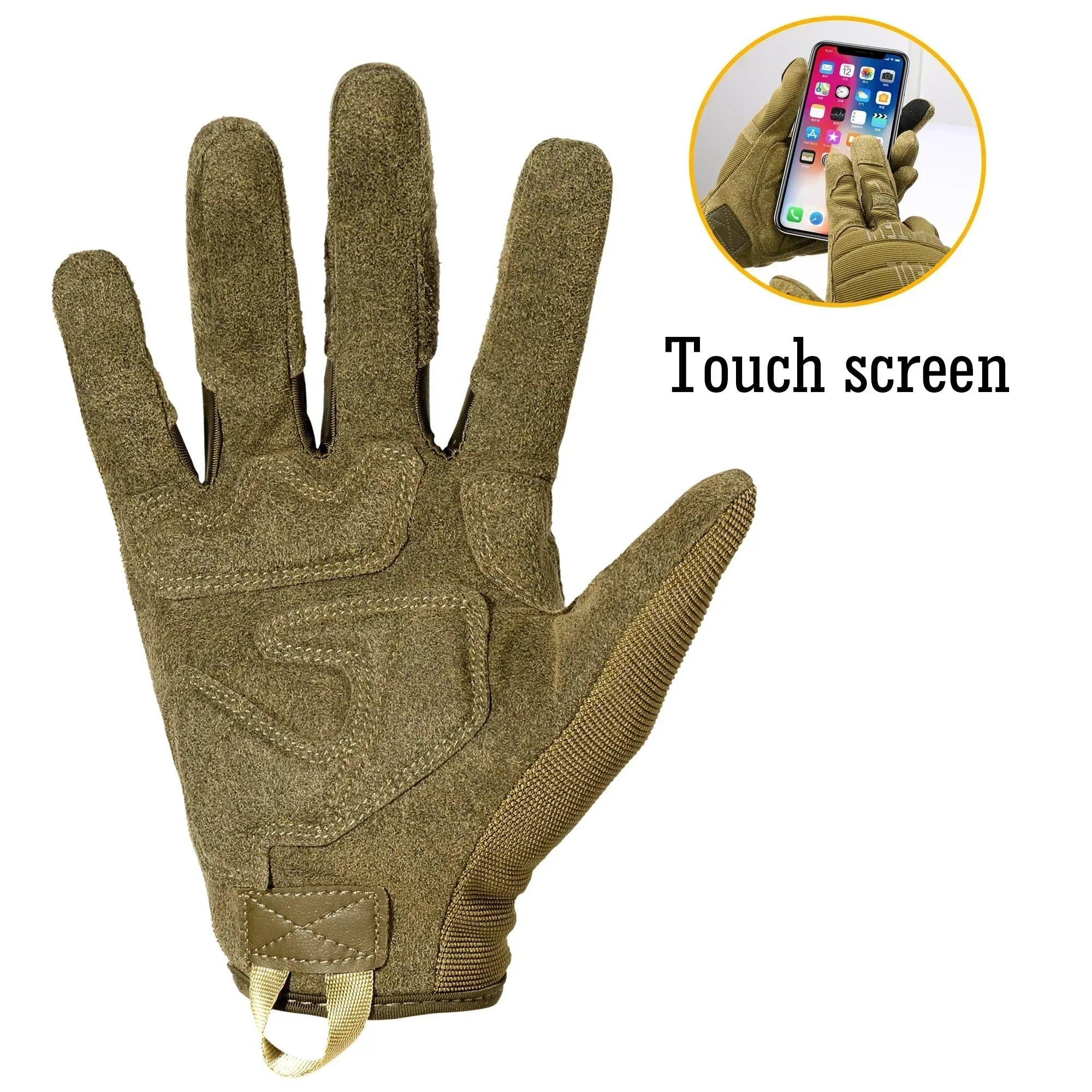 Military Tactical Gloves: Anti-Skid Grip for Outdoor Activities  ourlum.com   