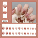 Chic Holiday Pink French Press-On Nails Set 24 Designs