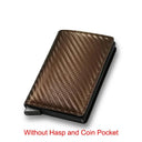 Carbon Fiber Slim Aluminum Men Wallet 2023 RFID Card Holder