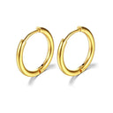 Simple Stainless Steel Hoop Earrings for Cartilage Piercings