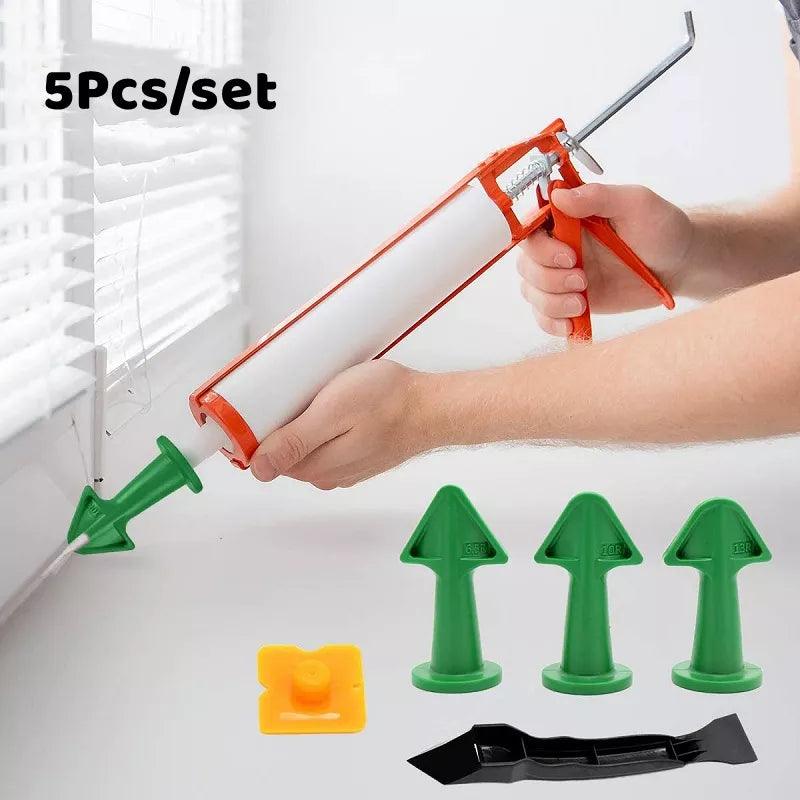 Caulking Nozzle & Spatula Tool Set for Efficient DIY Projects  ourlum.com   