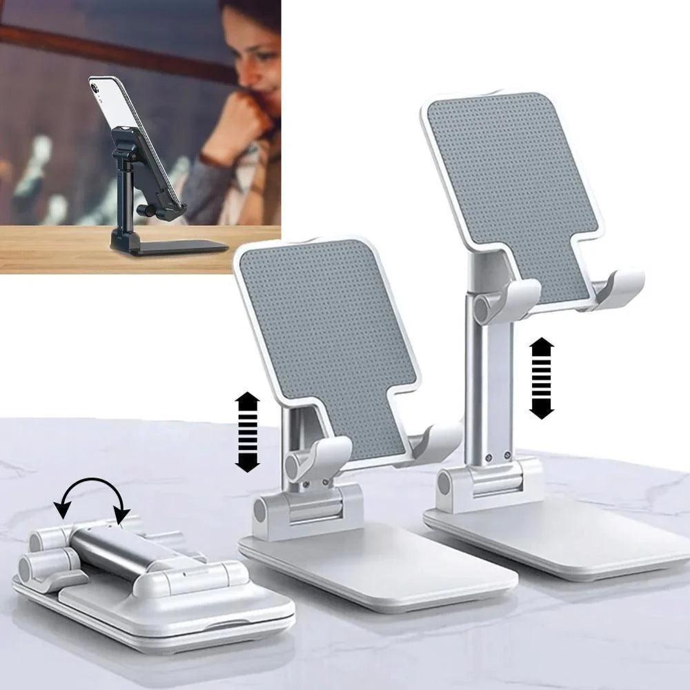 Desktop Tablet Holder: Ultimate Hands-Free Phone Stand  ourlum.com WHITE  