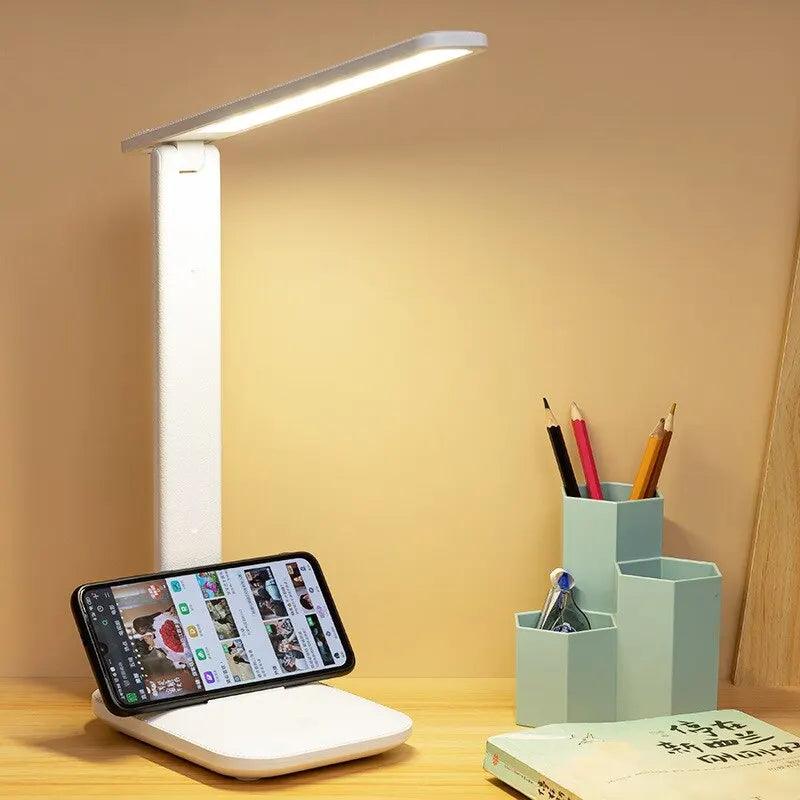 LED Folding Table Lamp: Touch Control, Eye Protection, USB Charging  ourlum.com   