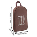 Large Capacity Camping Utensil Organizer Bag for Travel