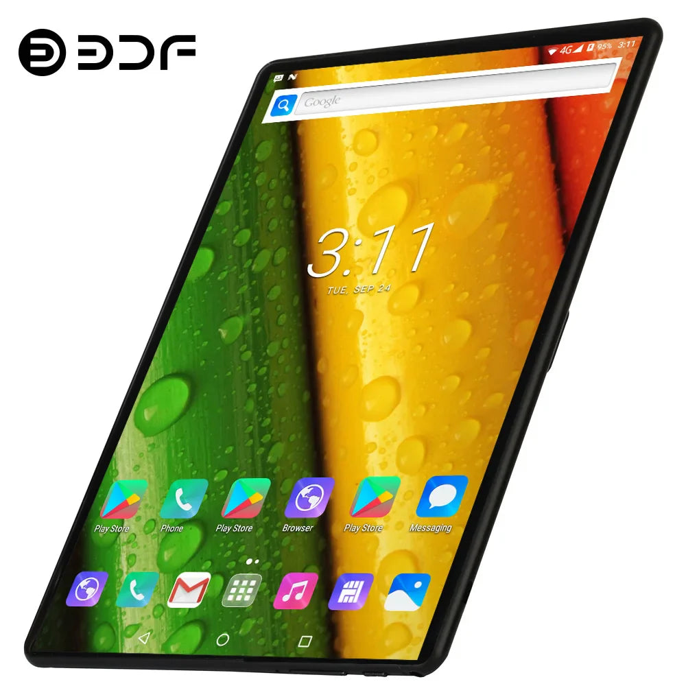 2024 Global Version Tablets New 10.1 Inch Octa Core 8GB RAM 256GB ROM Android 12 Google Play 4G Phone Call 5G WiFi Tablet PC  ourlum.com Green Standard Add Case CHINA