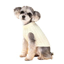 Winter Cozy Turtleneck Dog Sweater for Small Dogs - Stylish Pet Clothing  ourlum.com WHITE XS 