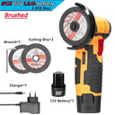 19500rpm 12V Angle Grinder Brushless Cordless Power Tools