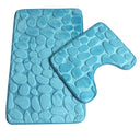 Soft Bathroom Mat Set: Absorbent Shower Rugs for Comfort