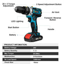 88VF Cordless Drill Electric Screwdriver Electric Impact Drill Mini Wireless Power Driver DC Lithium-Ion Battery Power Tools  ourlum.com   