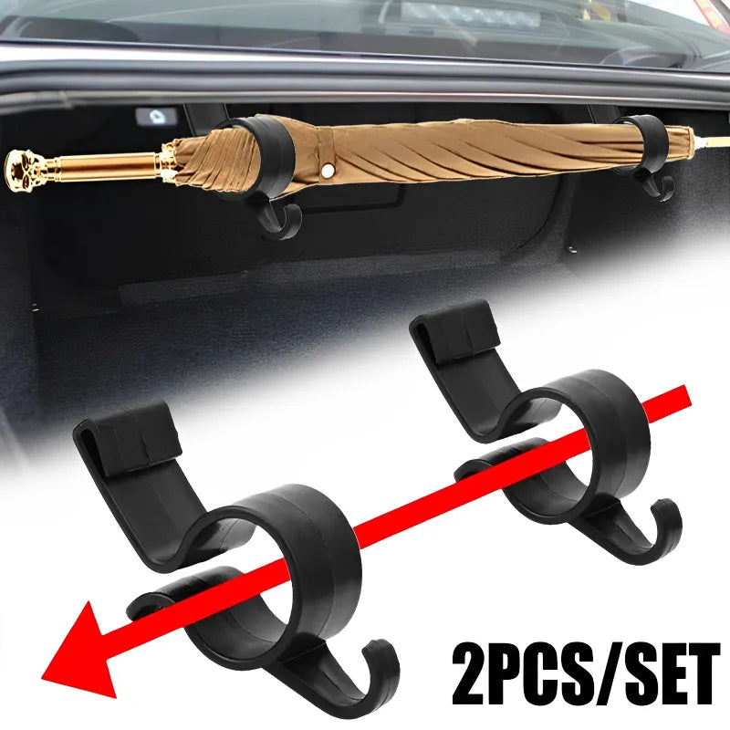 Car Trunk Hook Umbrella Mount & Towel Holder Organizer  ourlum.com   