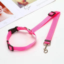 Pet Car Safety Leash with Adjustable Harness and Seat Belt Compatibility  ourlum.com Pink 35-47.5X42.5-75cm 