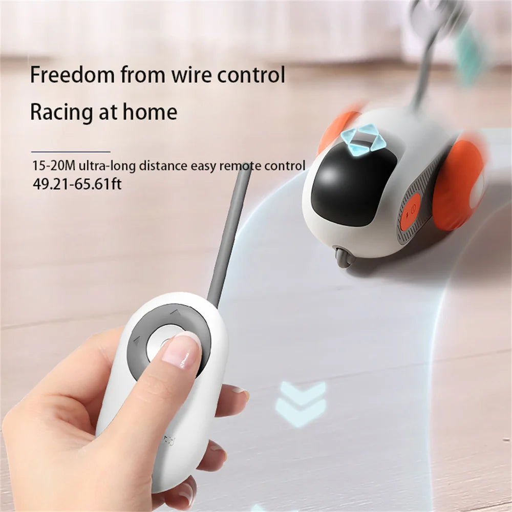 Smart Interactive Cat Toy with Remote Control and Self-Moving Feature  ourlum.com   