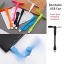 Portable Bendable USB Cooling Fan for Laptops and Travel