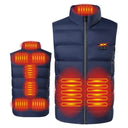 9 Areas Heated Vest Jacket USB Men Winter Hunting Jacket