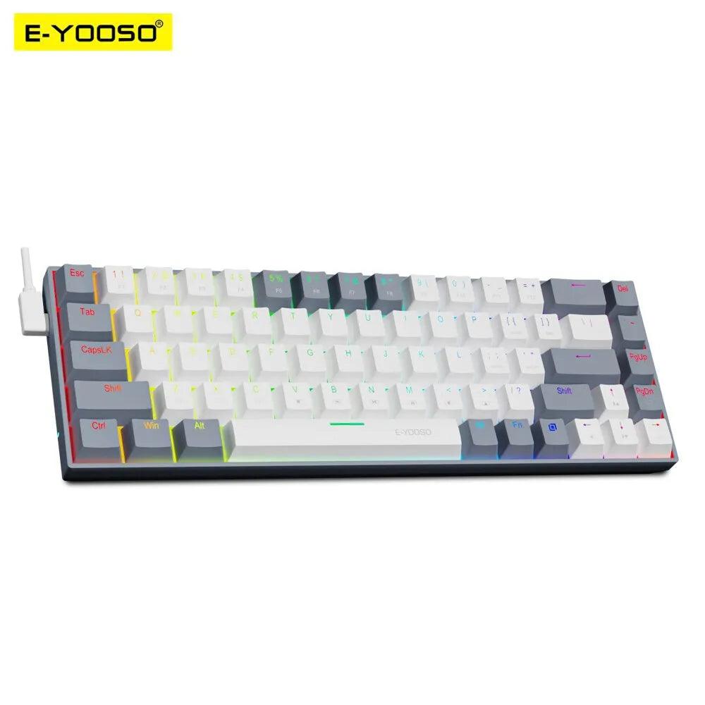 E-YOOSO Z686 RGB Mechanical Keyboard: Customizable Red Switches  ourlum.com   