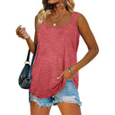 Elegant Dolphin Hem Tank Top Summer Fashion Upgrade for Women