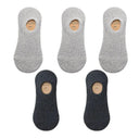 Breathable Mesh Men's Cotton Socks - Pack of 5 Pairs, Non-slip Silicone, Summer Thin Sports Socks  Our Lum 3grey 2dark grey EU 37-45 