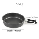 Ultra-light Aluminum Alloy Camping Cookware Set Portable Frying Pan