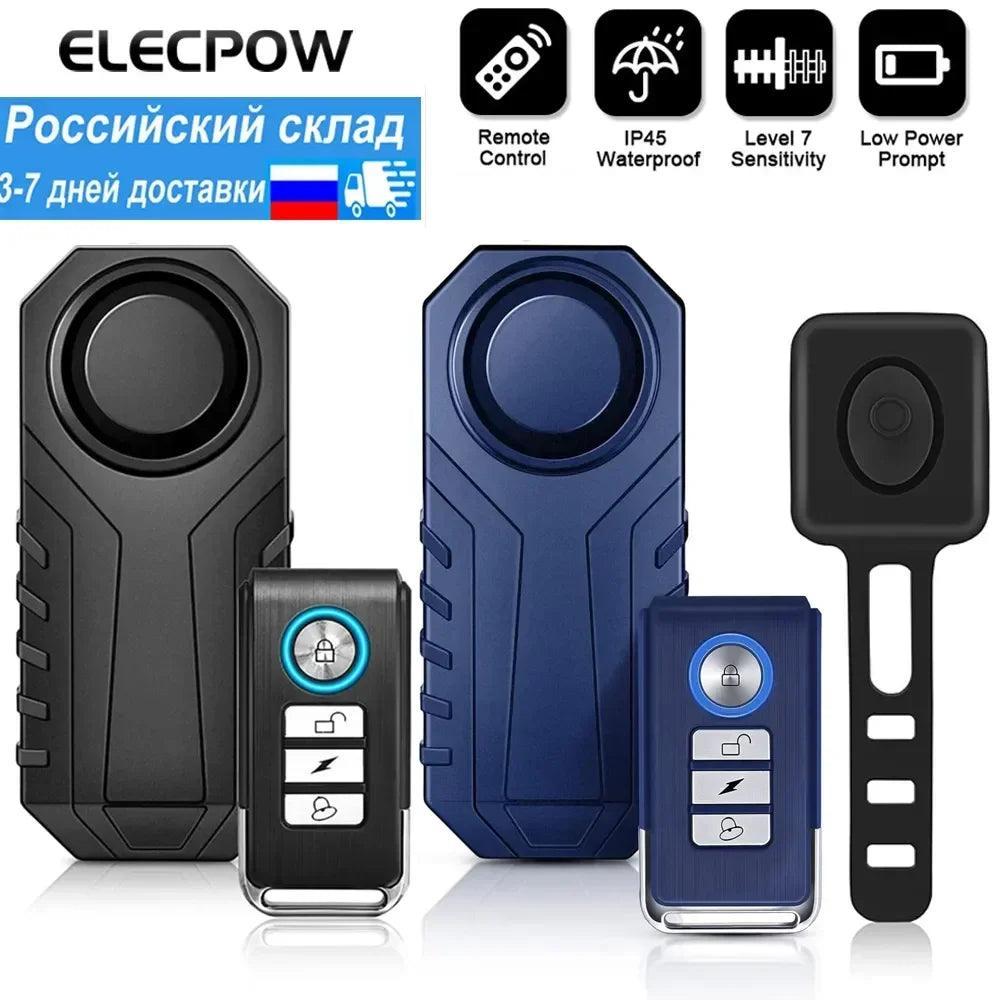 Elecpow Wireless Bike Alarm: Advanced Security System for Bicycles  ourlum.com   