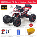 ZWN Off-Road 4WD RC Car With LED Lights - Ultimate Remote Control Truck  ourlum.com 37CM Red 1B Plastic  