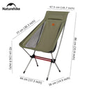 Naturehike Camping Moon Chair High Back Ultralight Folding Chair