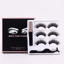 Magnetic Eyelash Kit with Synthetic Lashes for Glam Eyes