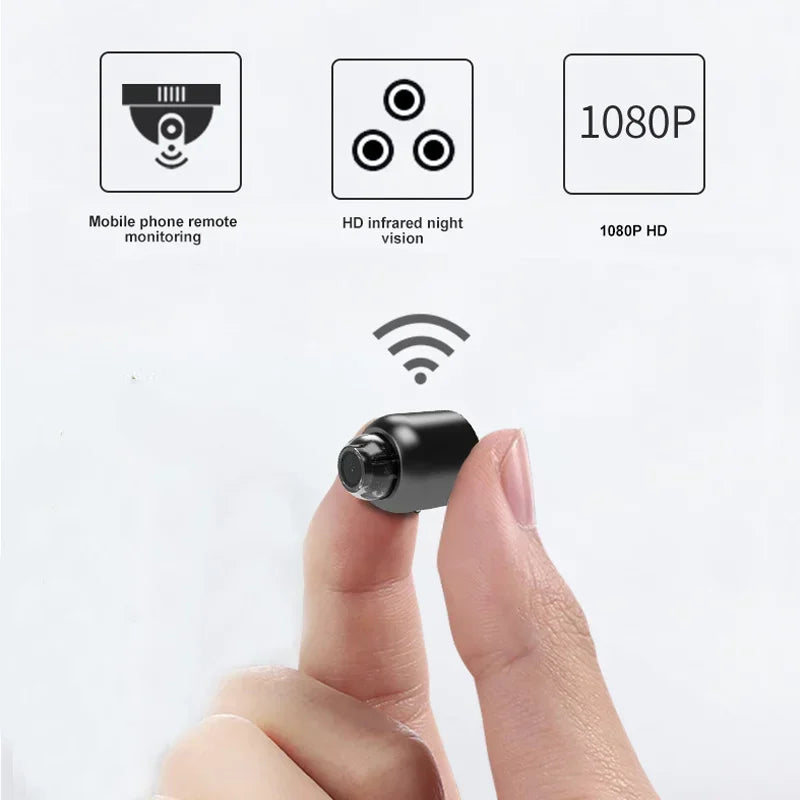 Mini Camera Security Surveillance Night Vision Camcorder: Compact WiFi Monitoring System  ourlum.com SXT03 with 128G card 