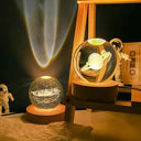 Gift Festival USB LED night light, Galaxy Crystal Ball lamp, 3D planet moon lamp, home decoration  ourlum.com   