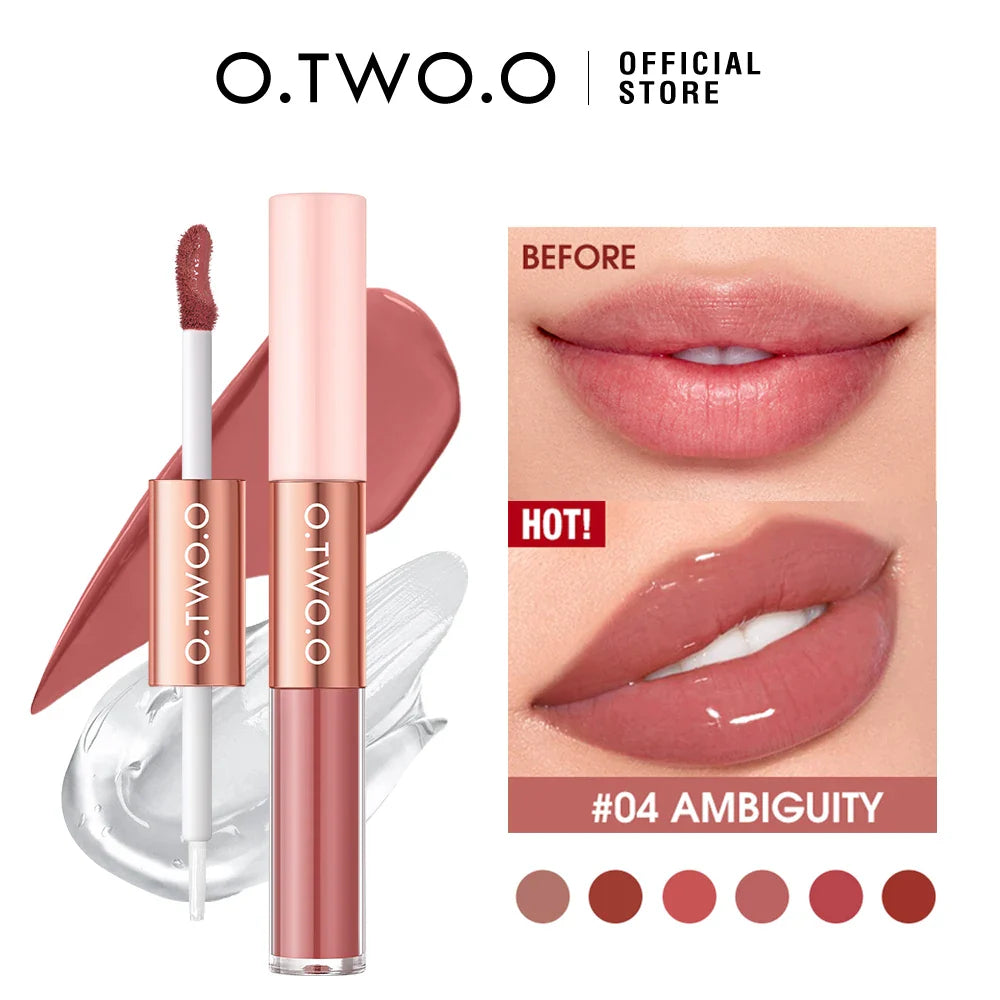 Lip Raincoat & Matte Lipstick Duo for Plump, Long-Lasting Lips