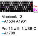 Macbook Air Silicone Keyboard Cover Dustproof Waterproof Skin