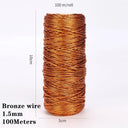 Cotton Macrame Cord Rope Twine String Crafts DIY Bohemia Wedding Decor  ourlum.com SLQ B05 1.5mm 100M  