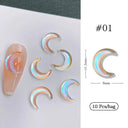 Auroras Butterfly 3D Nail Art Jewelry Unique Acrylic Beads Kit