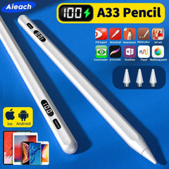 Precision Touch Screen Stylus Pen for iOS & Android - Fast Charging, Universal Compatibility, and Smooth Writing Experience