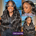 40 Inch Body Wave Lace Frontal Wig Premium Brazilian Human Hair