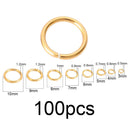 Stainless Steel Split Rings Connectors Bulk Jewelry Supplies