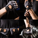 Gym Gloves Breathable Training Gloves With Microfiber Fabric