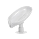 Leaf Design Soap Holder with Drainage Elegant Bathroom Accessory