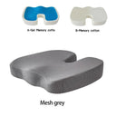 U-Shaped Gel Memory Foam Seat Cushion for Back Pain Relief