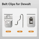 Durable Stainless Steel Belt Clip Hook for Dewalt 20V Drill