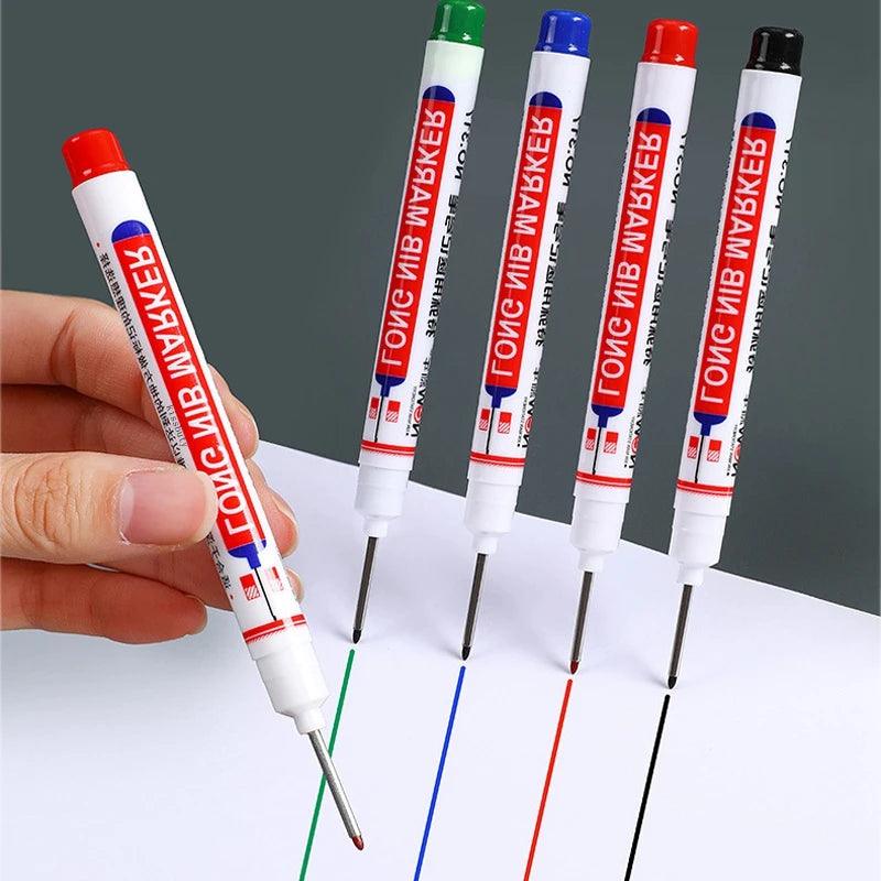 Deep Hole Multi-purpose Marker Pens for Woodworking and Bathroom Decoration - Red/Black/Blue/White Ink - 20MM  ourlum.com   