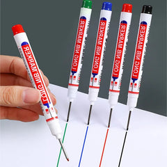 Deep Hole Marker Pens: Bold Multi-purpose Ink Pens for Woodworking