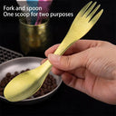 Ultralight Titanium Spork - 2 in 1 Spoon and Fork Travel