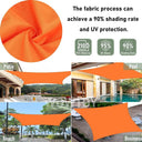 5X3M 4X3M 3X2M Shade Sails 185GSM Rectangle Awning Canopy Tent UV Block for Patio Garden Pools Outdoor Facility