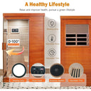 Compact Infrared Sauna for One with Bluetooth Speakers